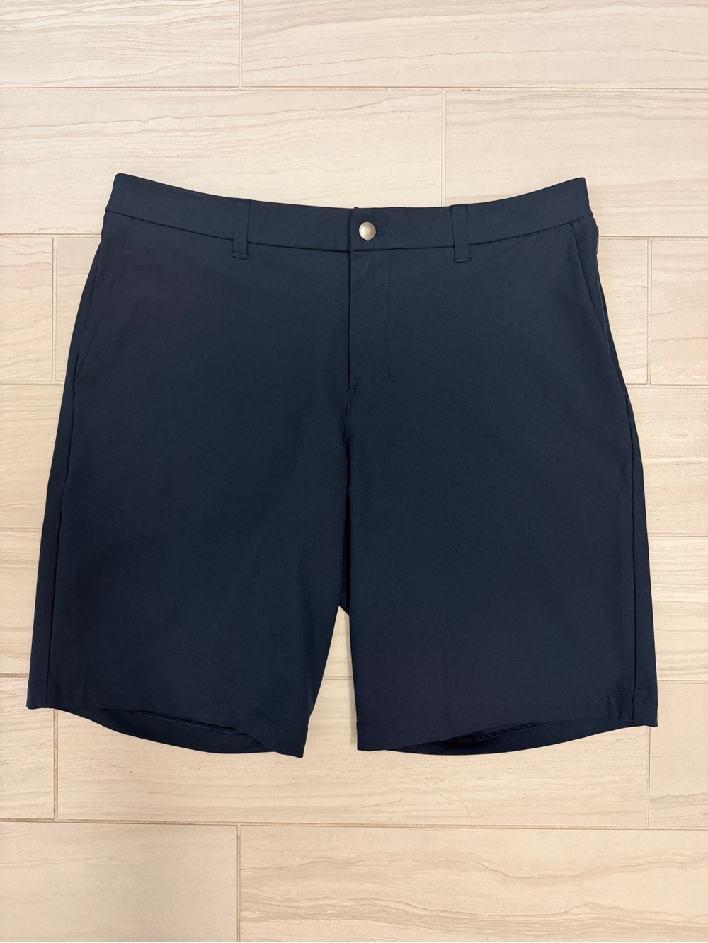 Lululemon Men's ABC Classic-Fit Chino Shorts True Navy 10" Size L